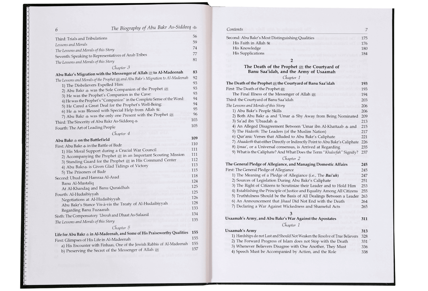 The Biography of Abu Bakr as Siddeeq (RA)