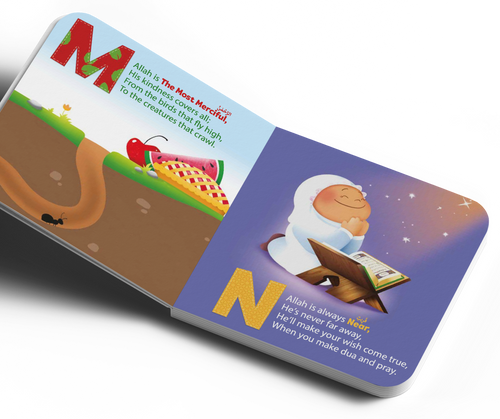 The ABC of Allah Loves Me - Muslim Kids Book Teaching Names of Allah
