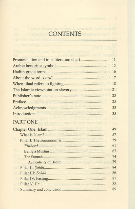 Your Money Matters: The Islamic Approach to business, Money and Word