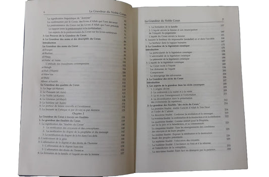 Noble Qur'an - La Grandeur du Noble Coran - French - H/C