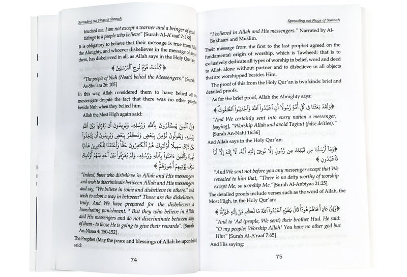Spreading out Flags of Sunnah - English
