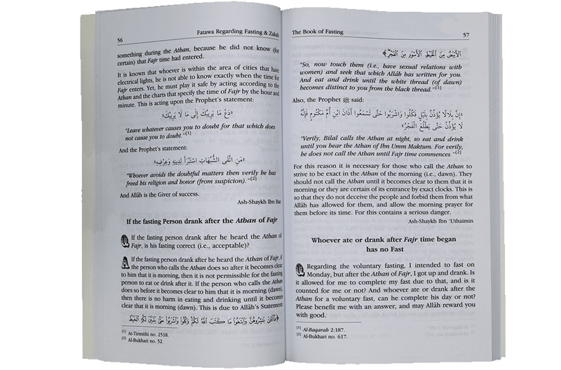 Fatawa Regarding Fasting and Zakah