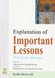 Explanation of Important Lessons