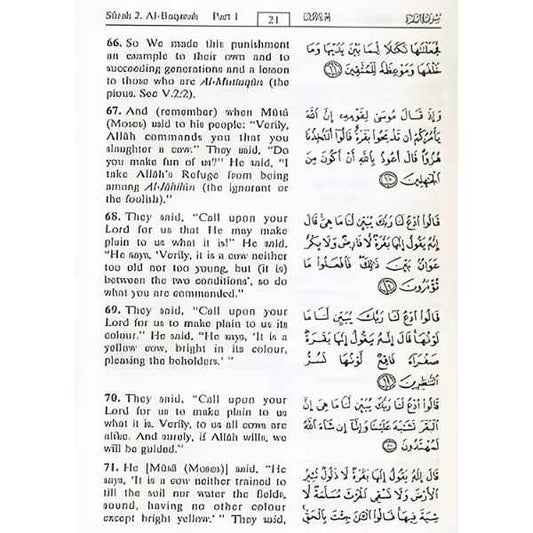 Interpretation of the Meanings of the Noble Quran