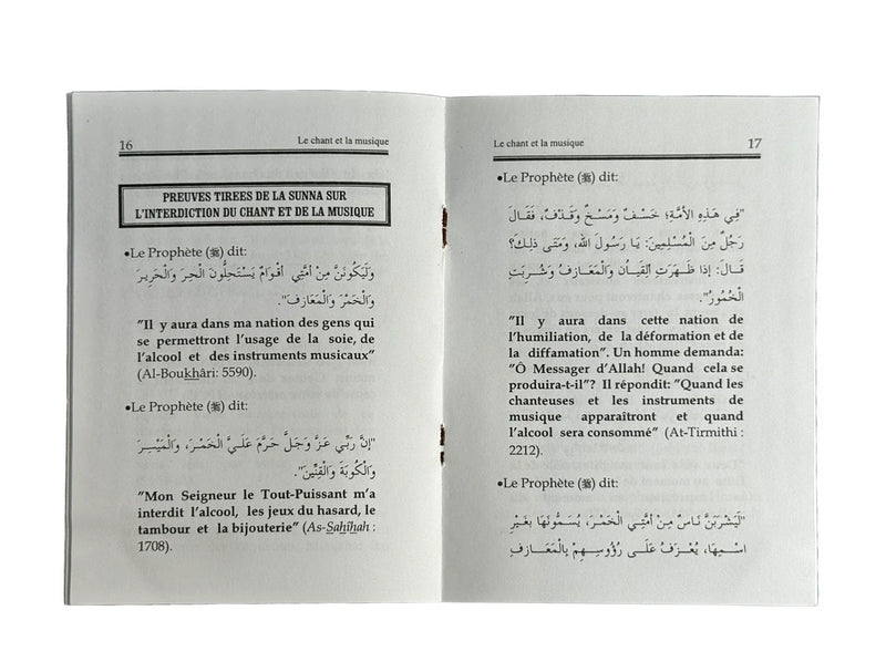 Le Chant et la Musique - Selon le Coran et la Sunna (Ruling on Singing & Music - French) - Darussalam by Darussalam Research Center