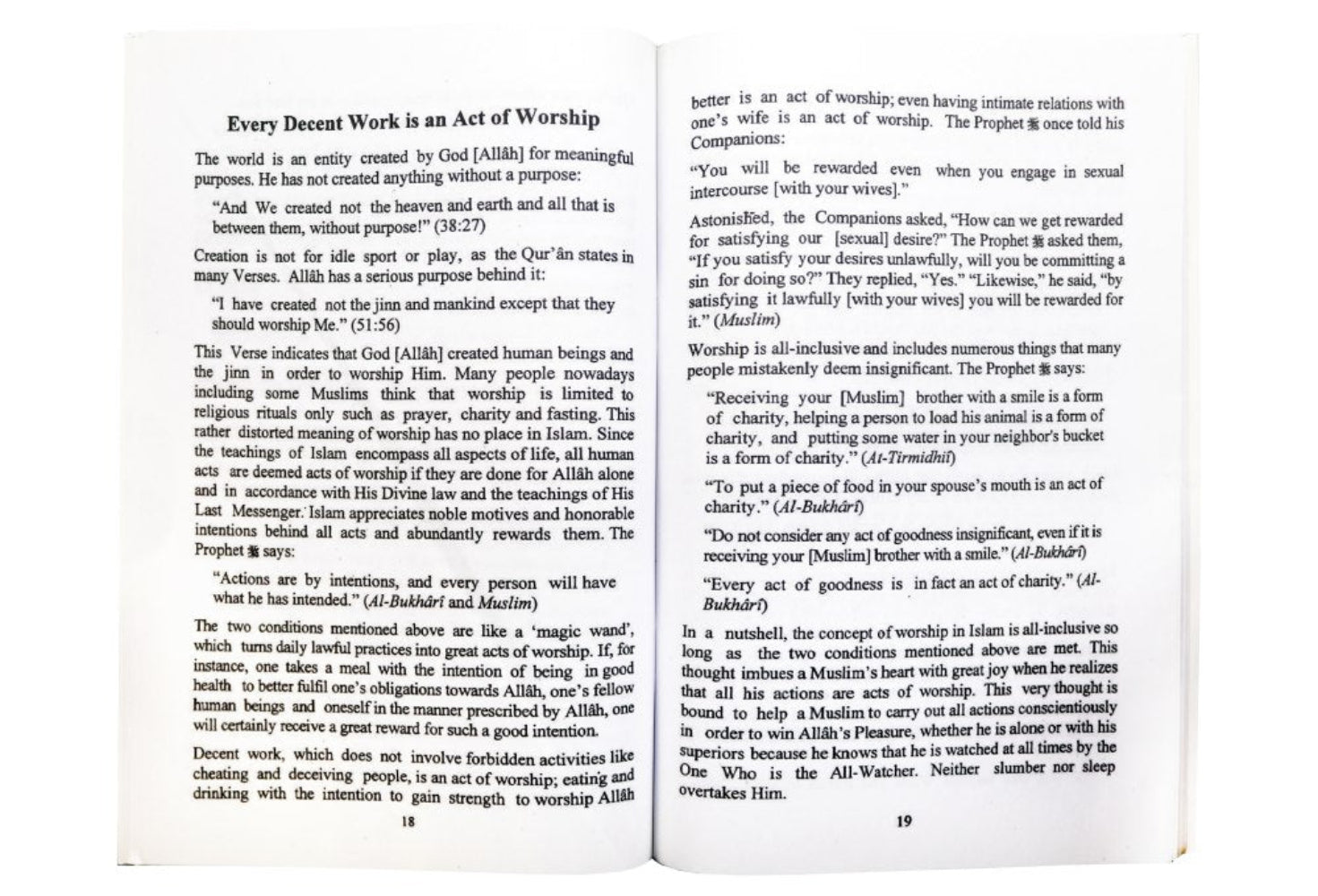 A Glimpse at the Beauty of Islam 1