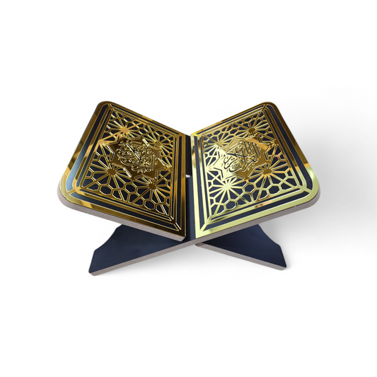 Acrylic Quran Stand X Shape Rahal - 3 Sizes