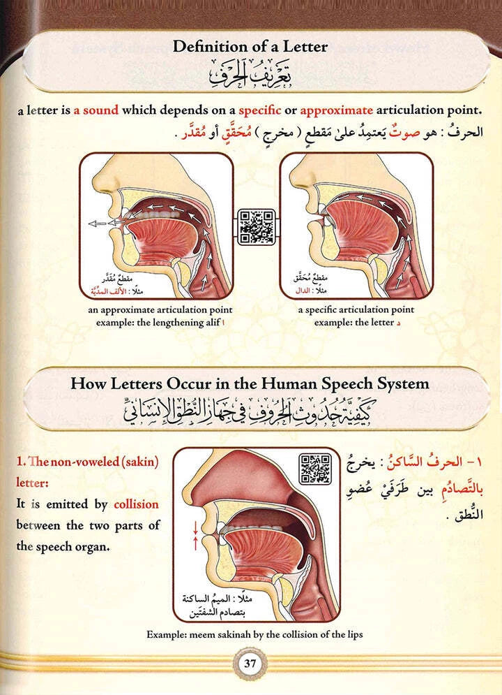 Illustrated Tajweed - (English - Arabic) or (French - Arabic)