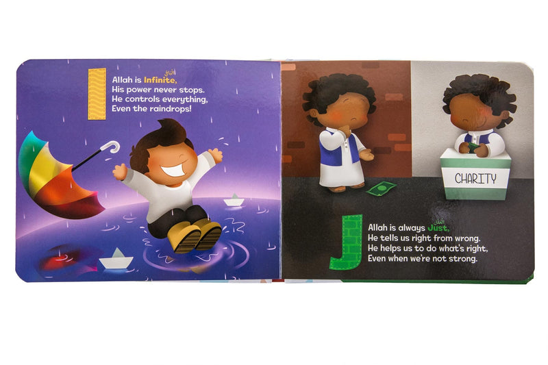 The ABC of Allah Loves Me - Muslim Kids Book Teaching Names of Allah