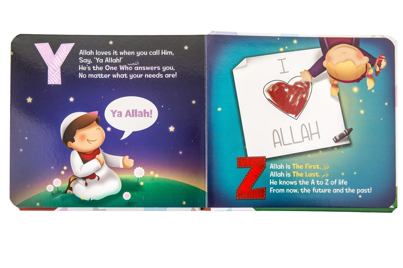 The ABC of Allah Loves Me - Muslim Kids Book Teaching Names of Allah