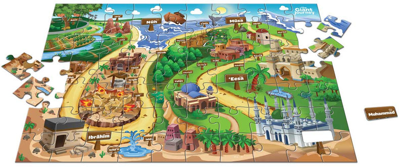 The Giant Journey - Jigsaw puzzles For Aged 5-7