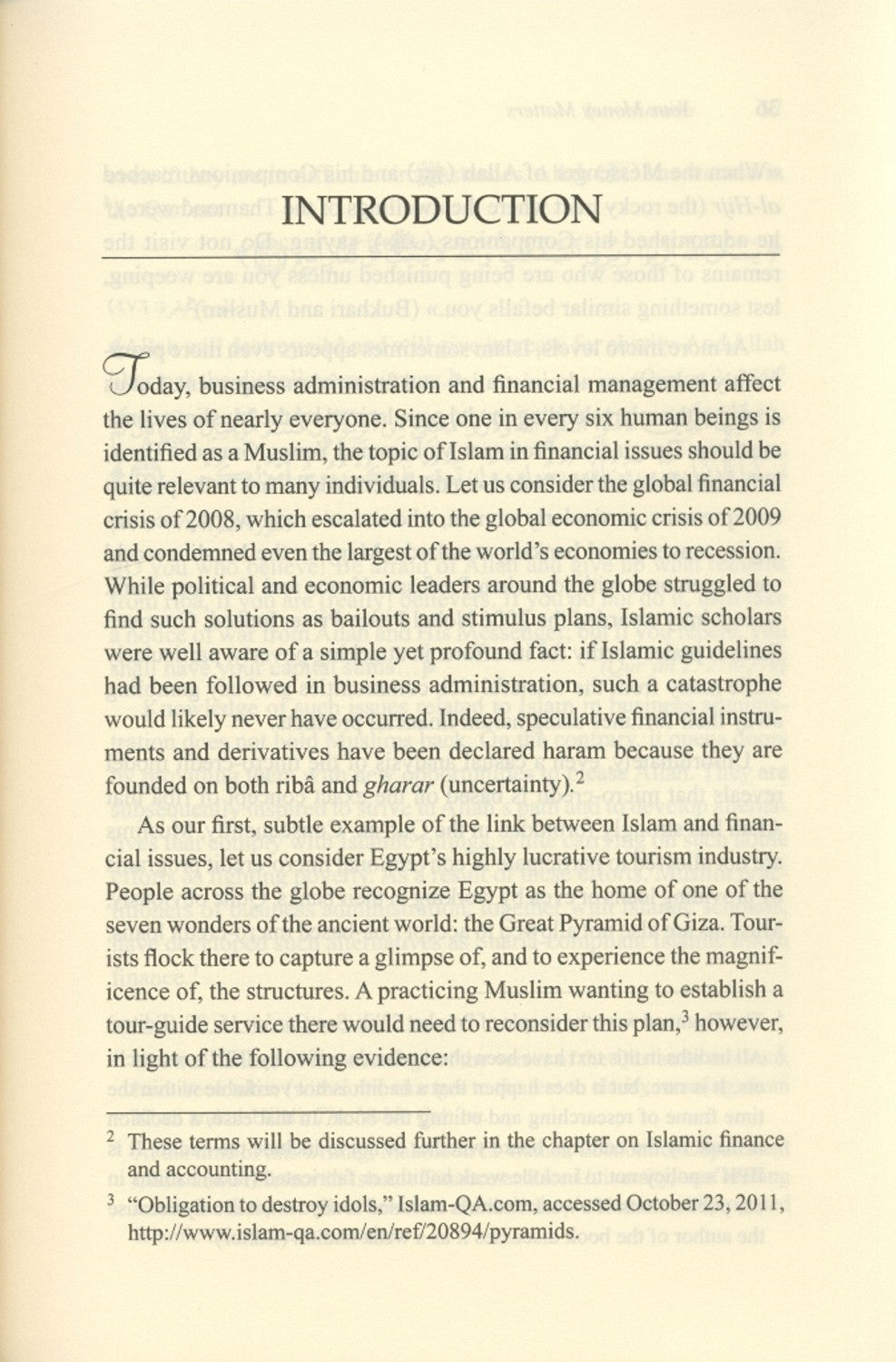 Your Money Matters: The Islamic Approach to business, Money and Word