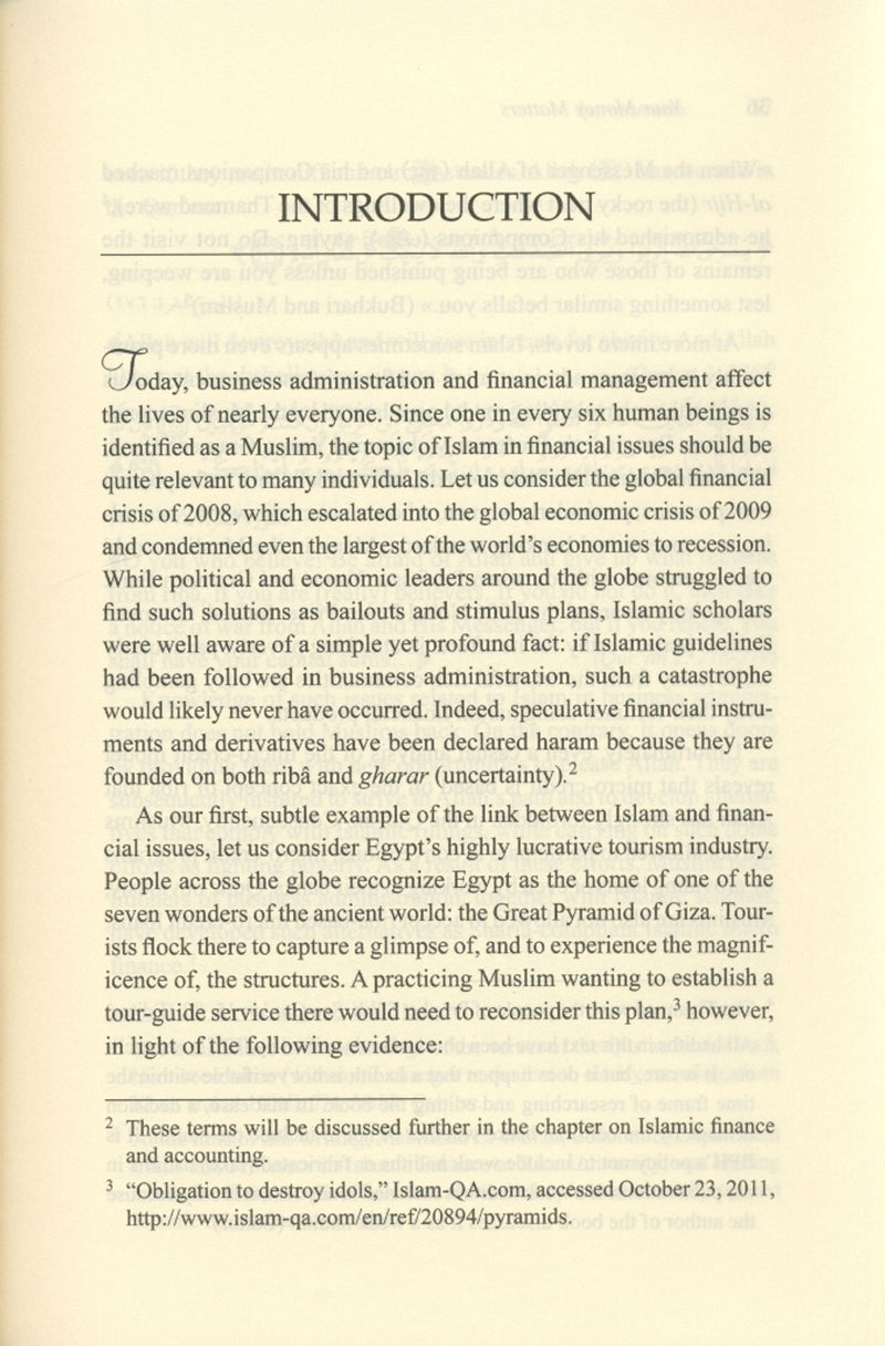 Your Money Matters: The Islamic Approach to business, Money and Word