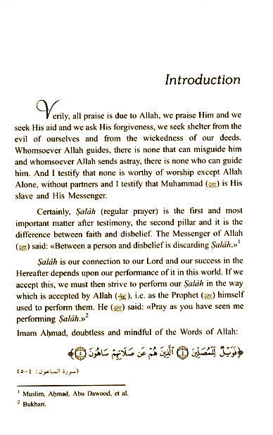 Ahmad ibn Hanbal’s Treatise on Prayer (Salâh)