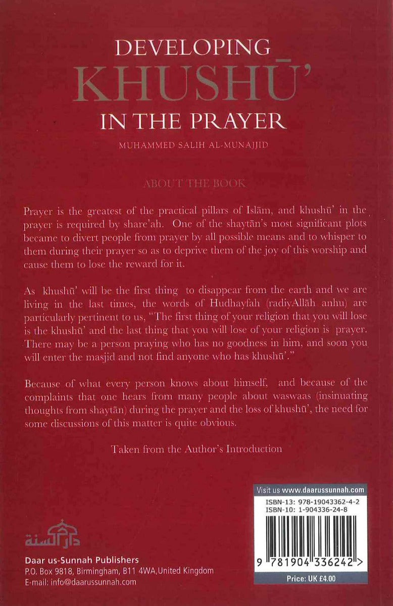 Developing Khushu In The Prayer