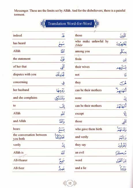 Methodical Interpretation of The Noble Quran - Part 28, 29, 30