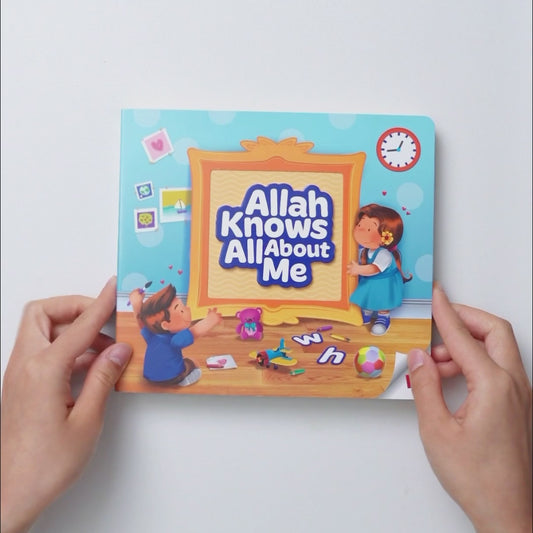 Allah Knows All About Me - Islamic Baby Book for Young Muslim Children