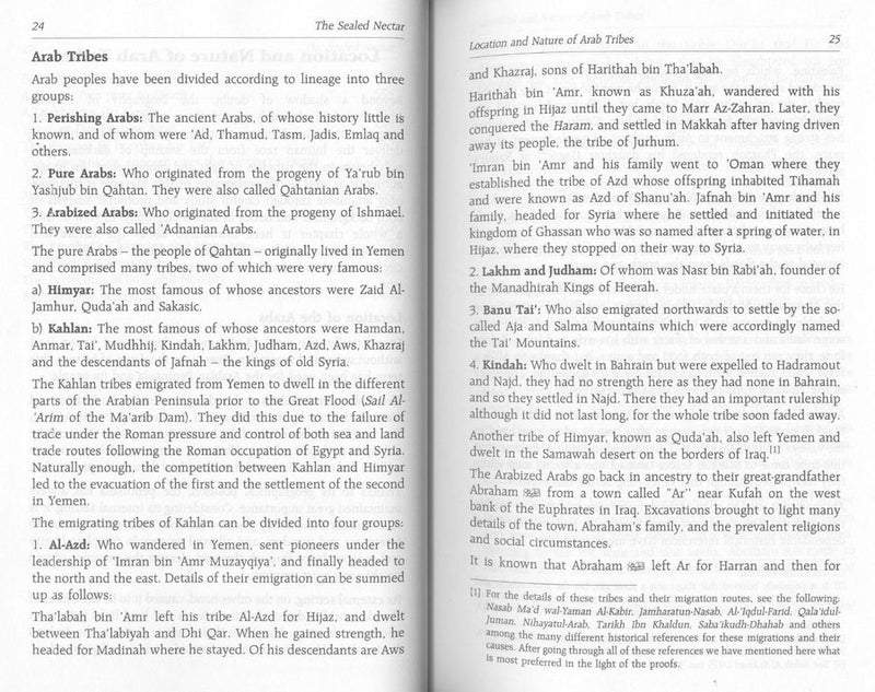 The Sealed Nectar (Ar Raheeq Al Makhtoum) - Biography of the Noble Prophet